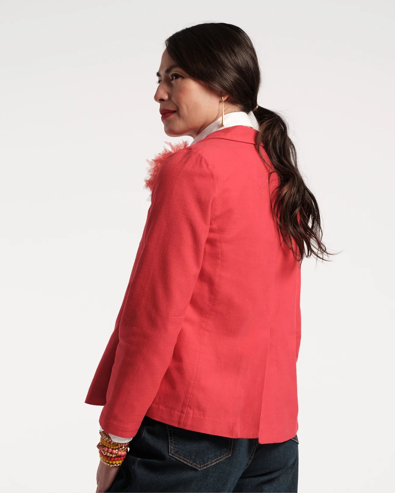 Elle Blazer - Red