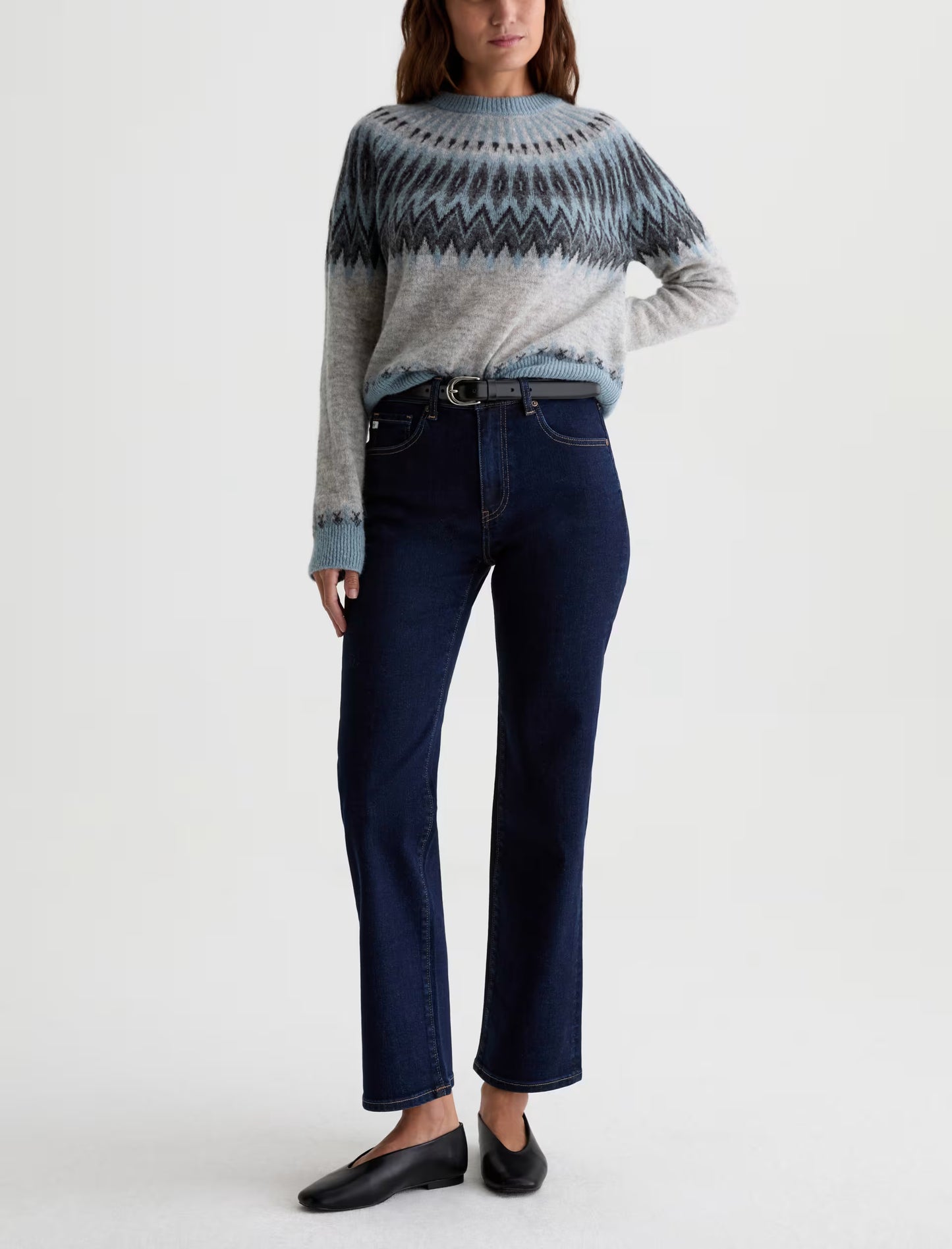 Brinley Mid-Rise Straight - Modern Indigo