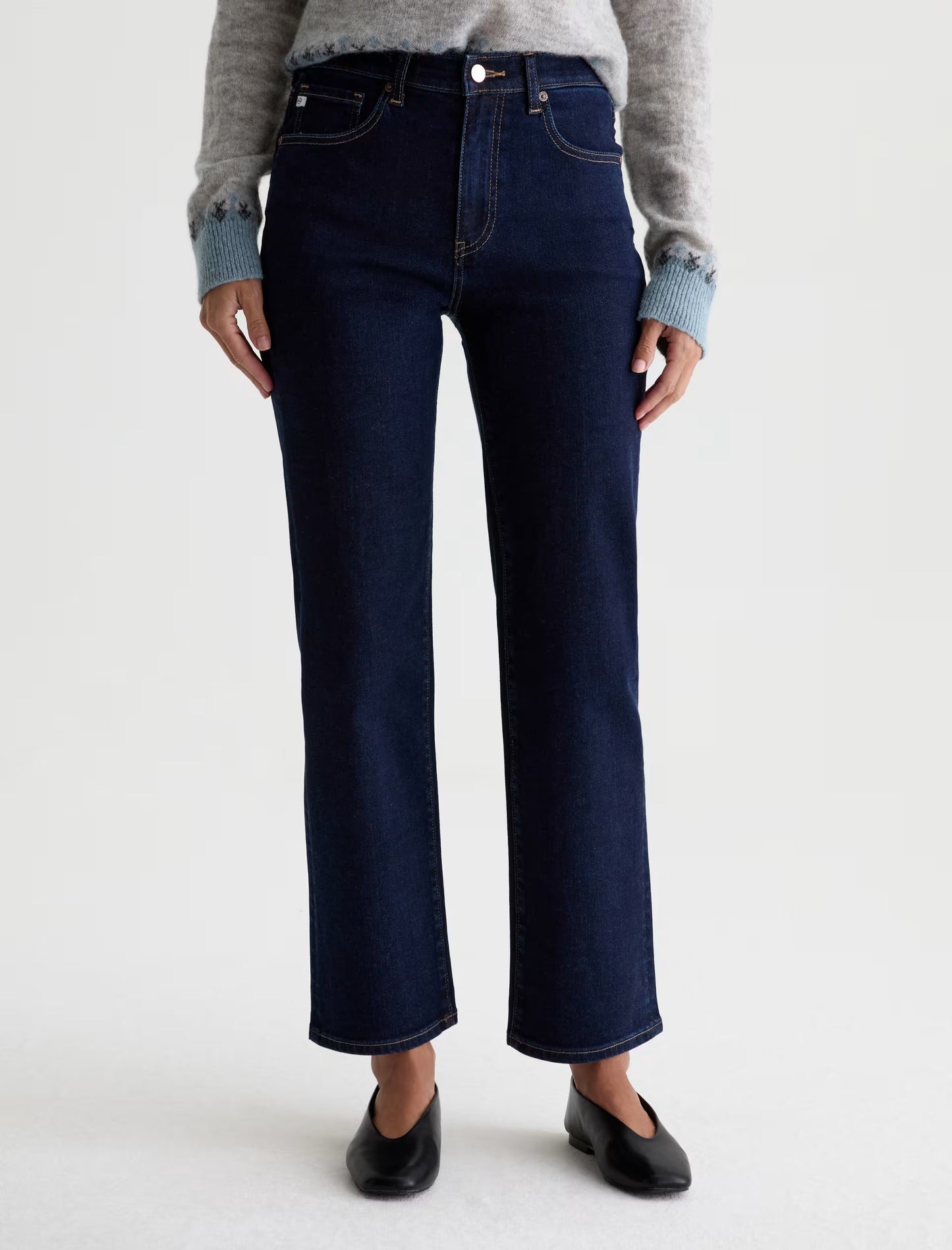 Brinley Mid-Rise Straight - Modern Indigo