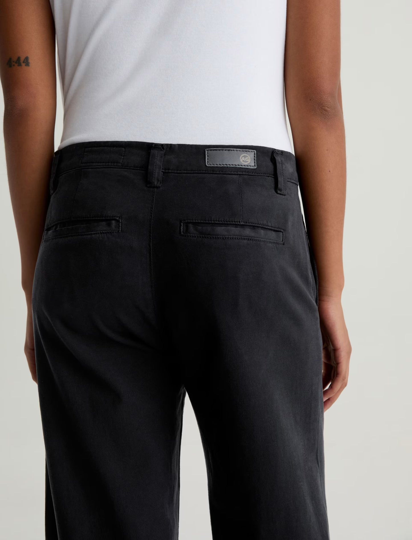 Caden Mid-Rise Relaxed Wide Leg - Black