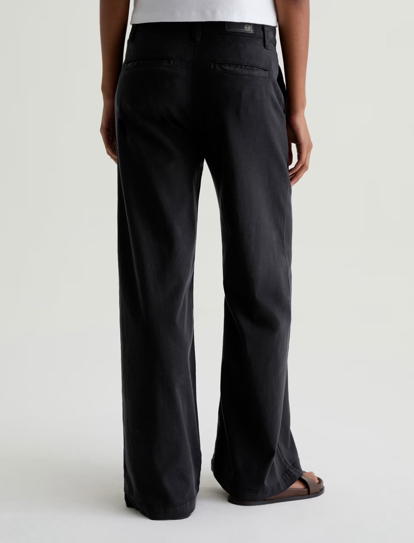 Caden Mid-Rise Relaxed Wide Leg - Black