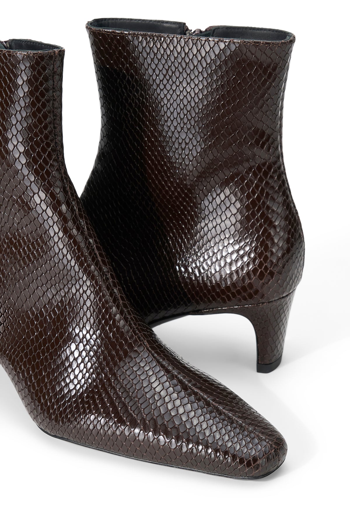 Wally Ankle Boot - Espresso Snake