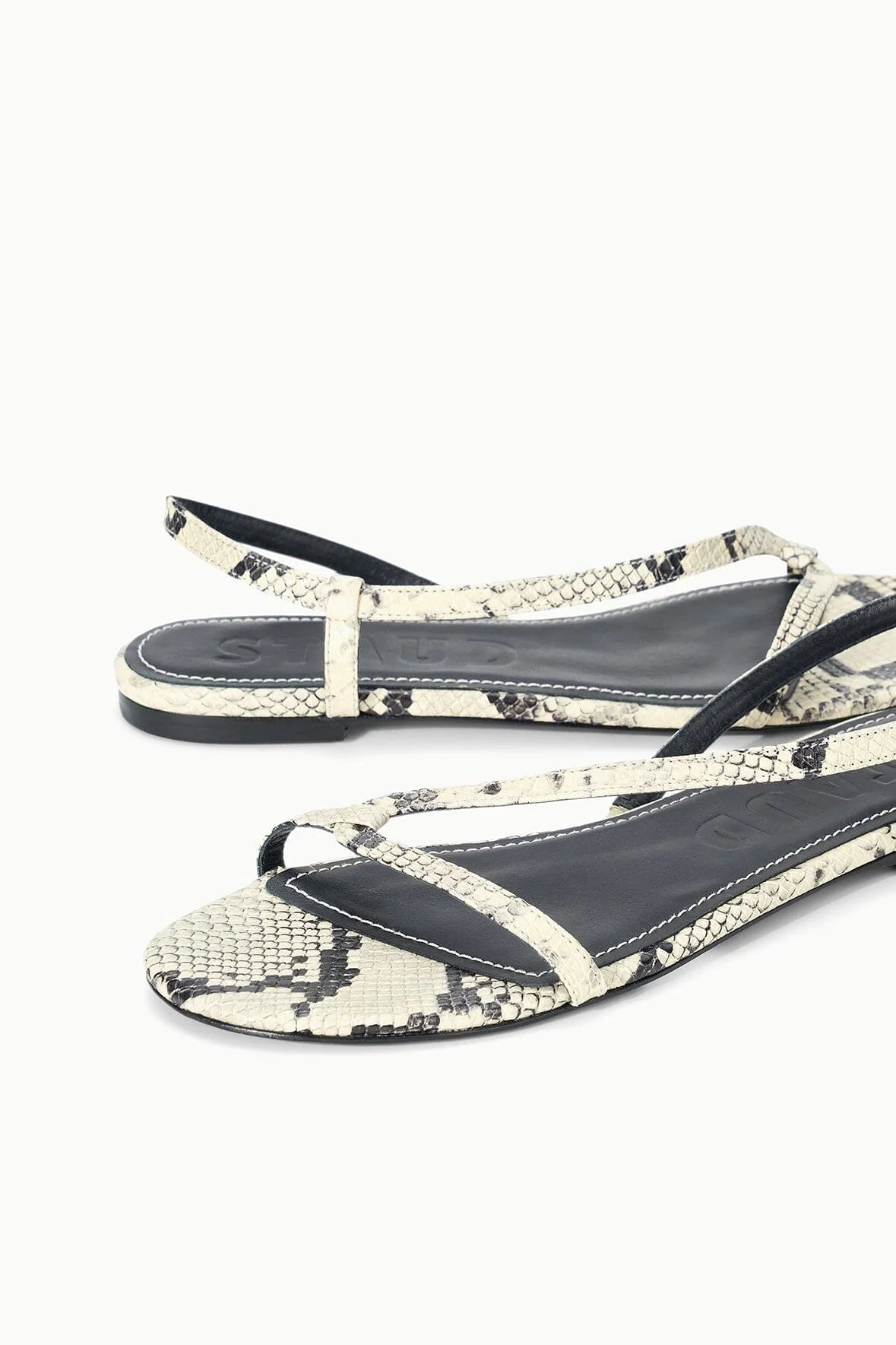 Louden Sandal - White Snake