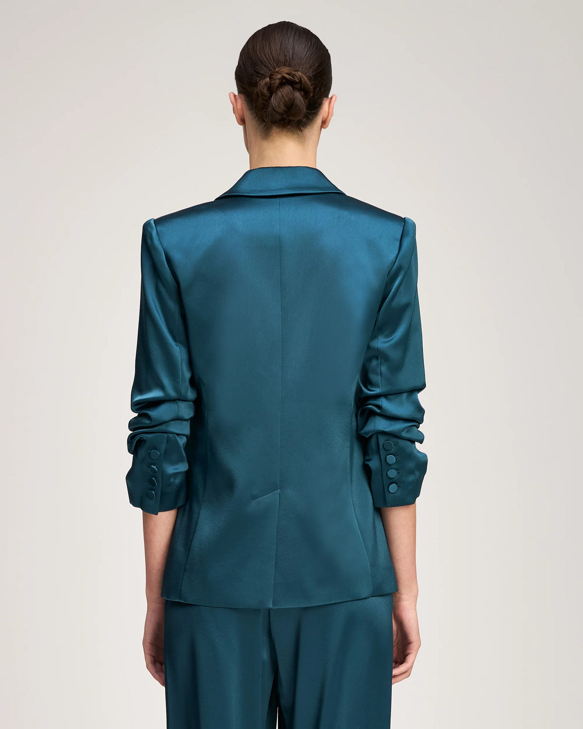 Satin Kylie Blazer - Stormwater