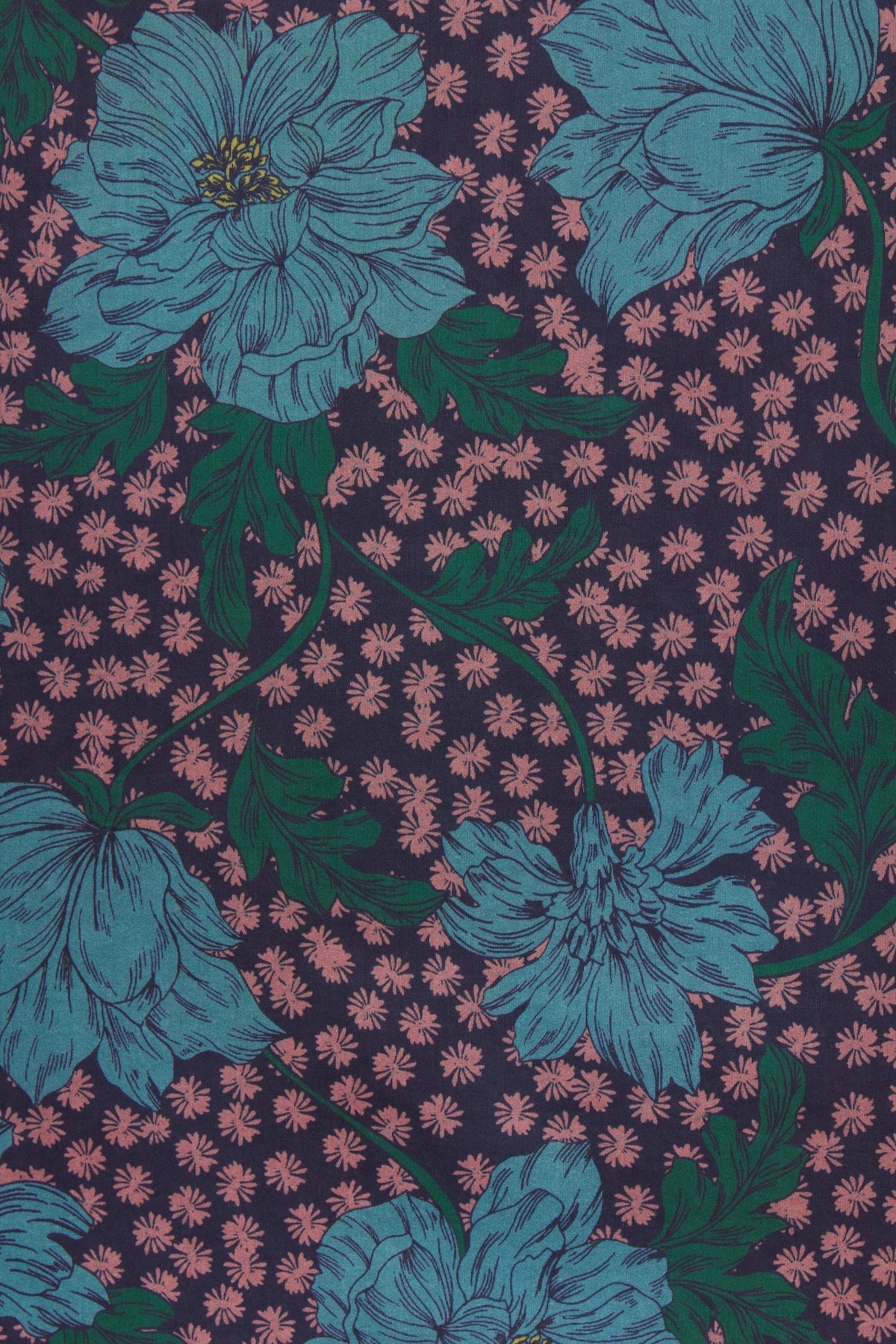 Orly Blouse - Midnight Trellis