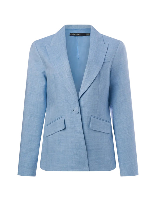 Peak Lapel Jacket - Midnight Blue