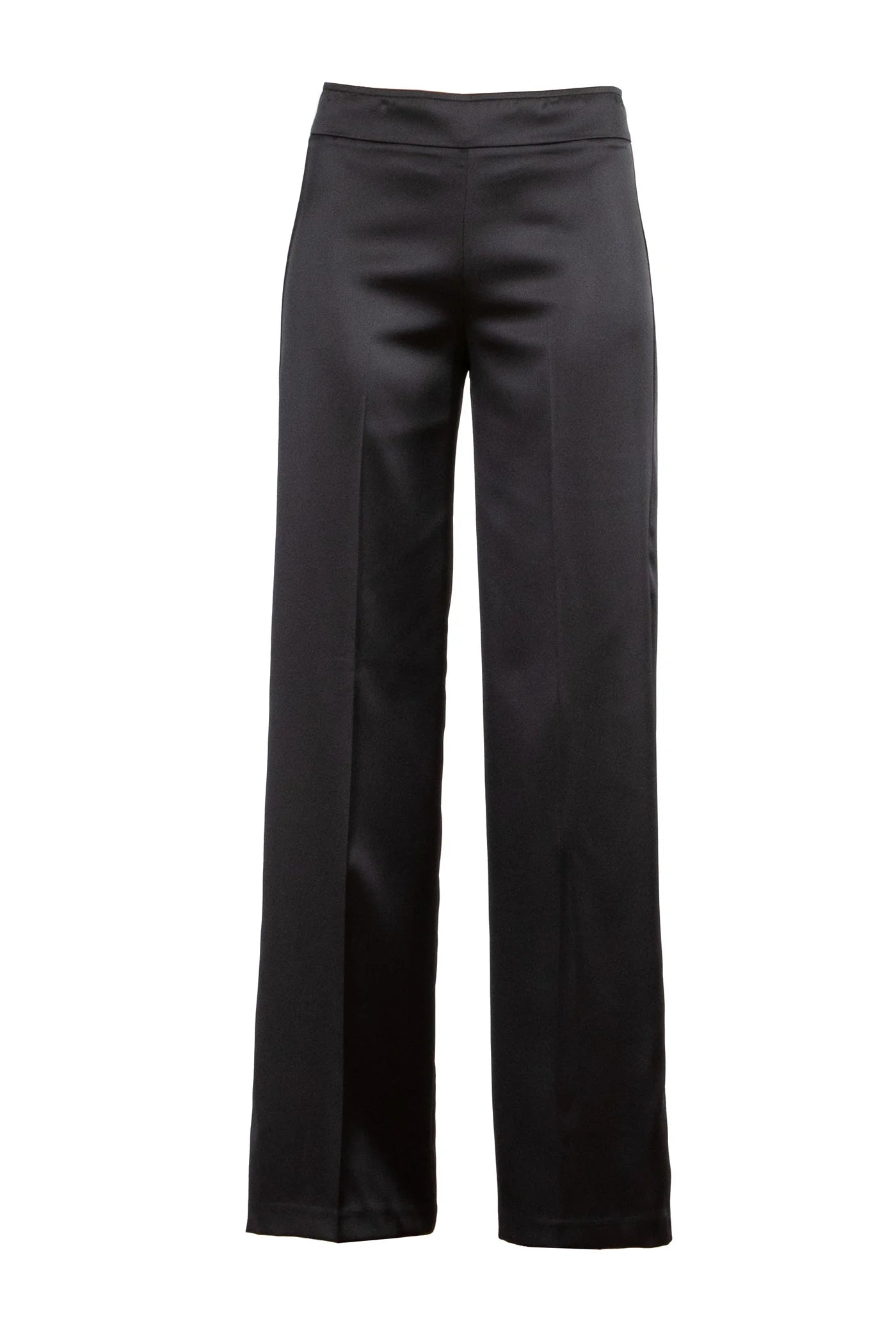 The Flavia Pant - Satin Black