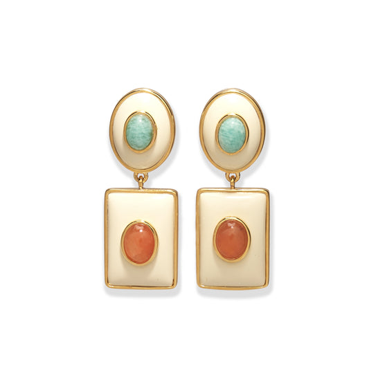 Ethereal Pool Earrings - Citrus
