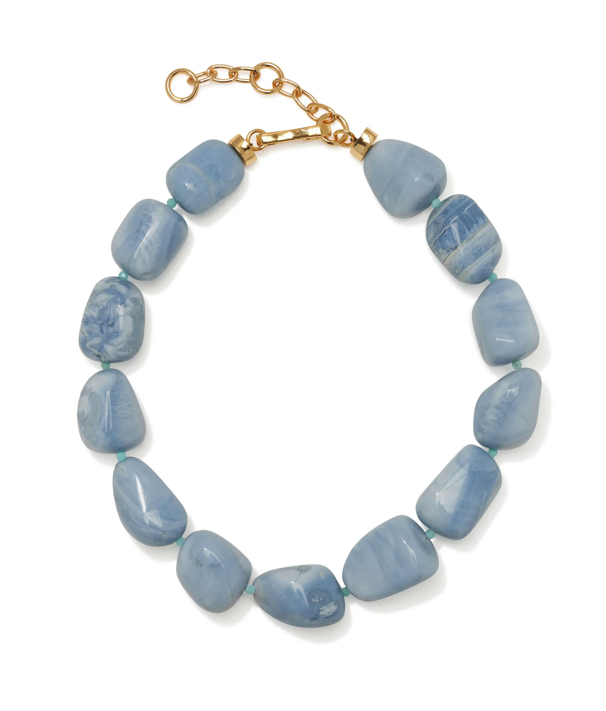 Sea and Sky Collar - Blue Opal