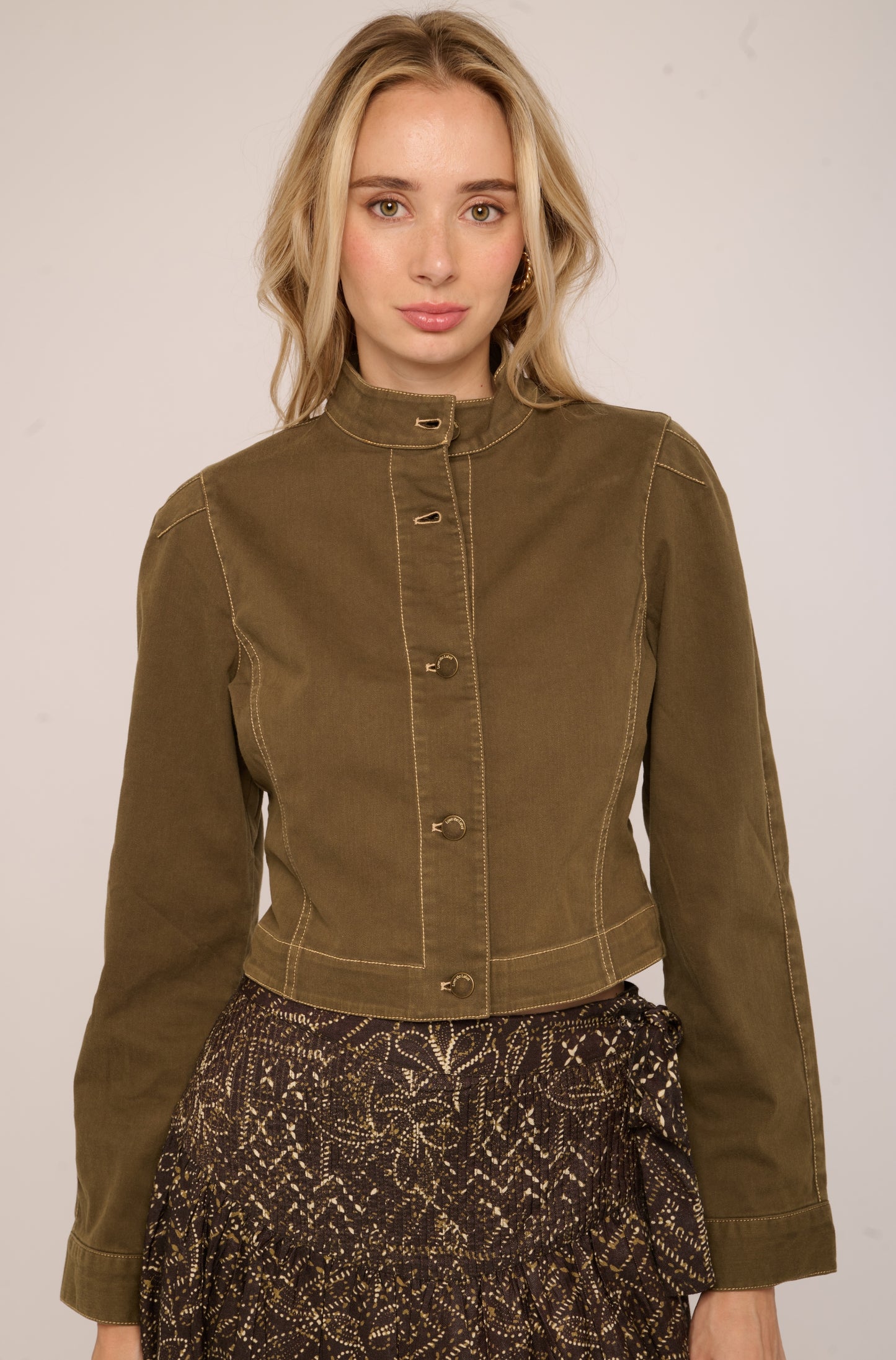 Bonnie Jacket - Ivy Green Denim