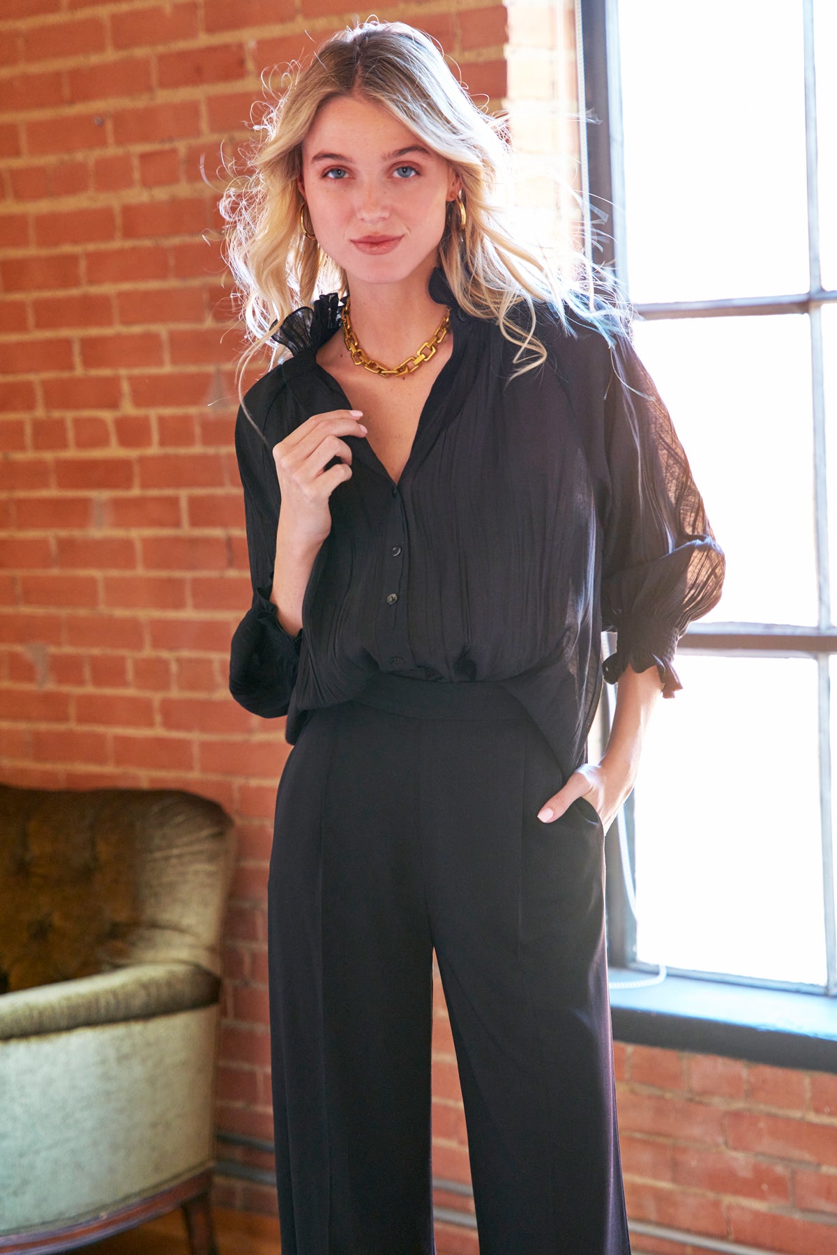 Fiona Shirt - Vertical Crush