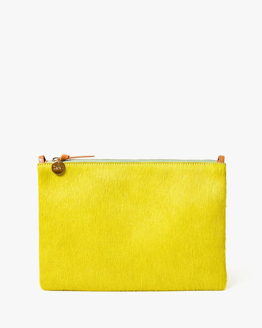 Flat Clutch with Tabs - Citron