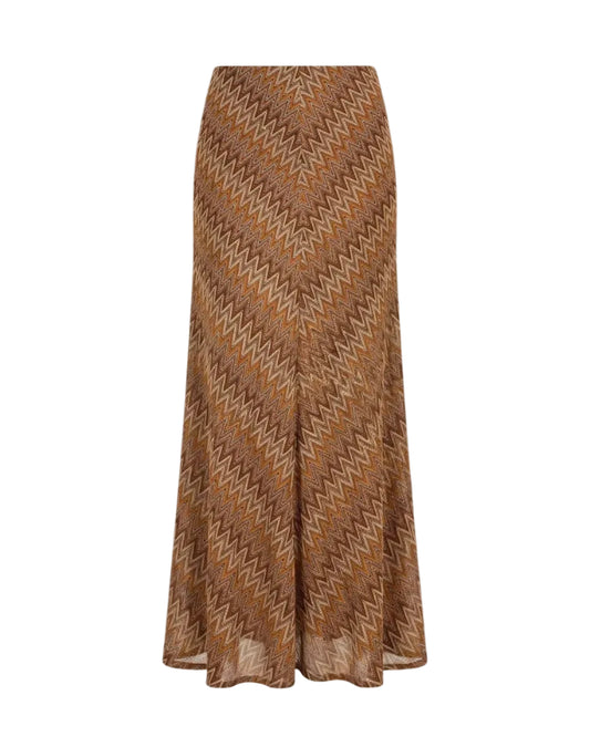 Olive Skirt - Chestnut Multi