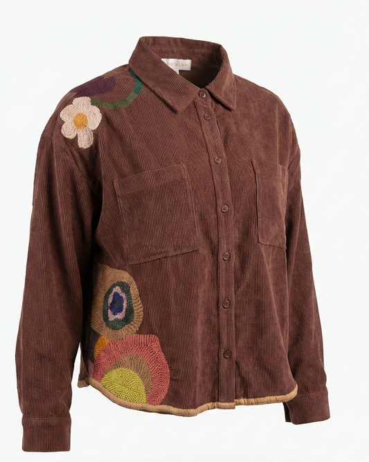 Miracle Garden Top - Brunette Multi