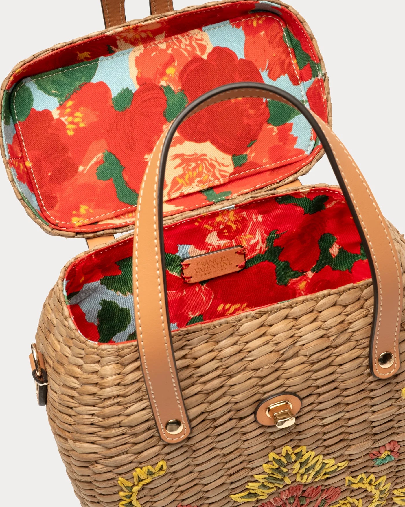 Harriet Bag Canopy Embroidery - Natural/Multi
