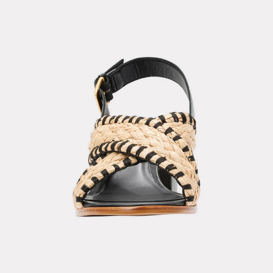 Hazel Heel - Black/Natural