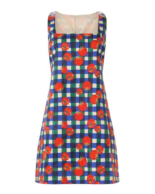 Sara Dress - Ivory/Multi