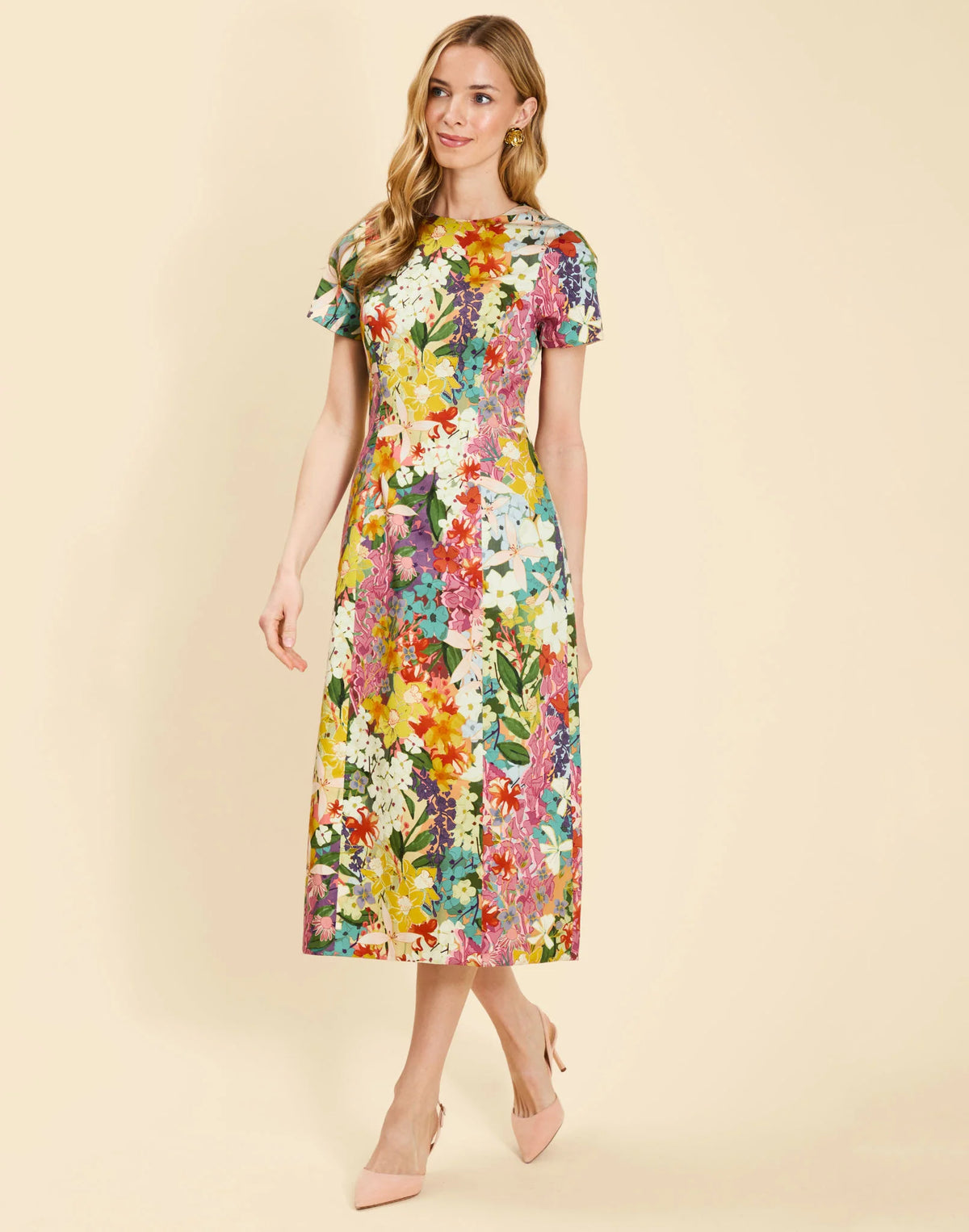 Hampton Convertible Midi Dress - Midnight Meadows
