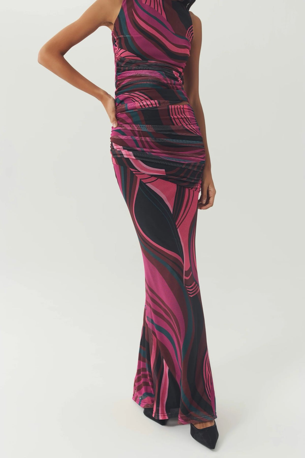 Cinda Skirt - Pink/Multi