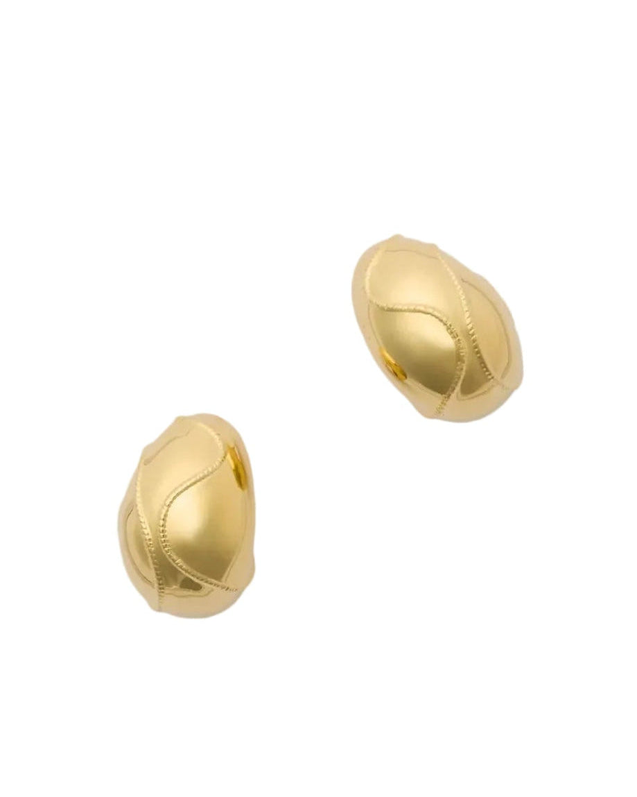 Mini Arp Earrings - Gold Rope