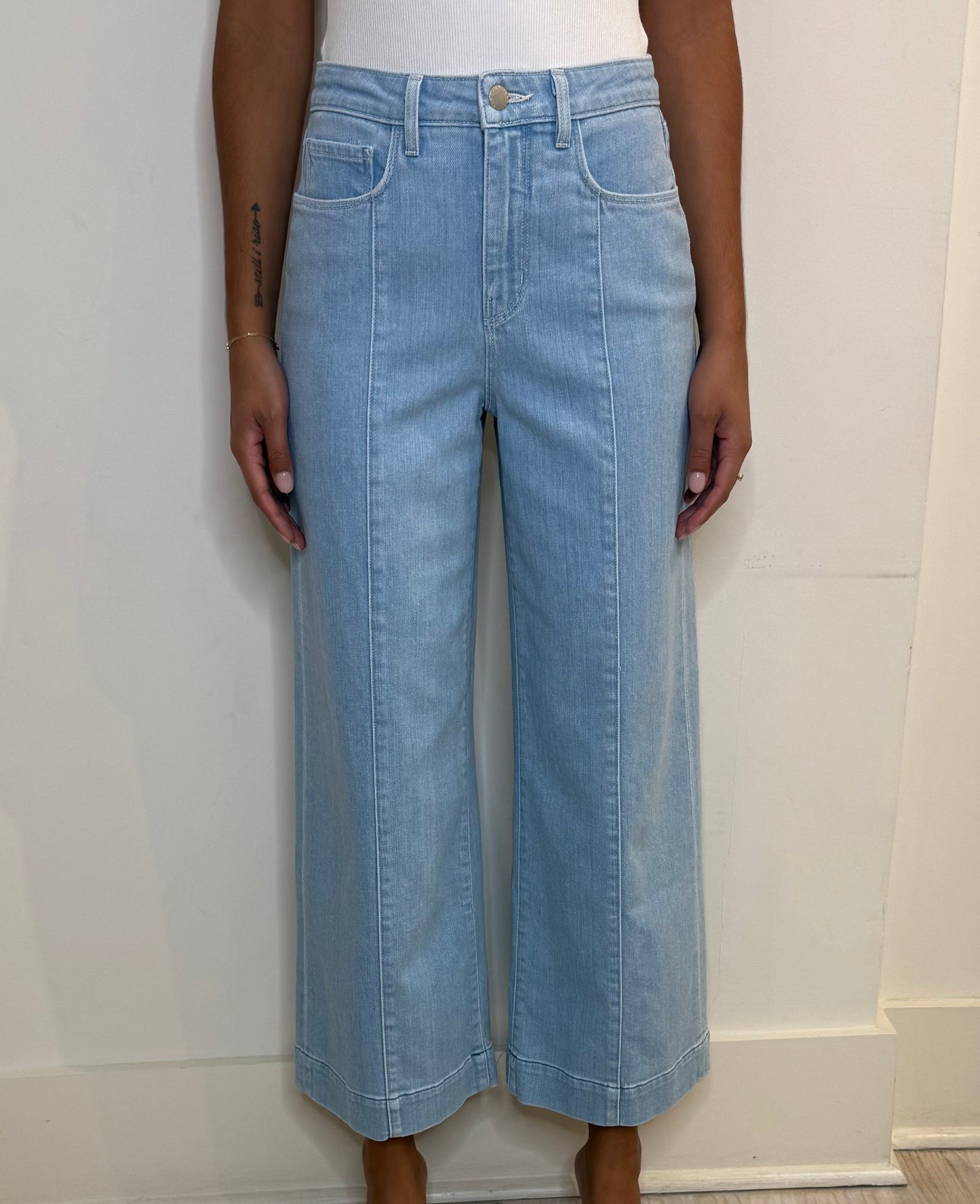Houston HR Crop Seam Wide Leg - Bayridge
