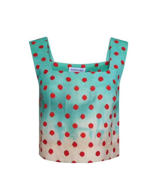 Corby Top - Coral Reef Ombre
