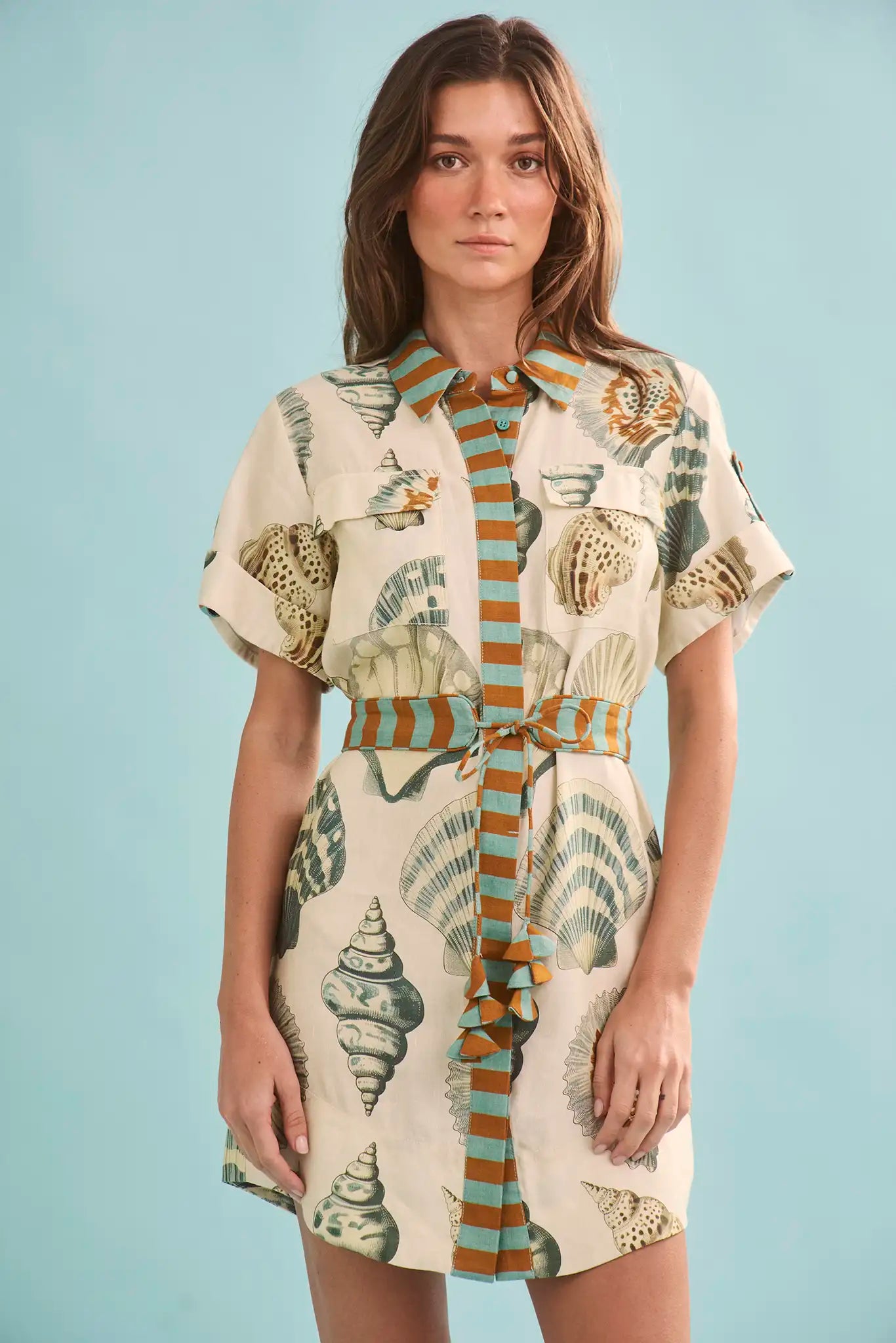 Nicole Dress - Somers Shell Cream