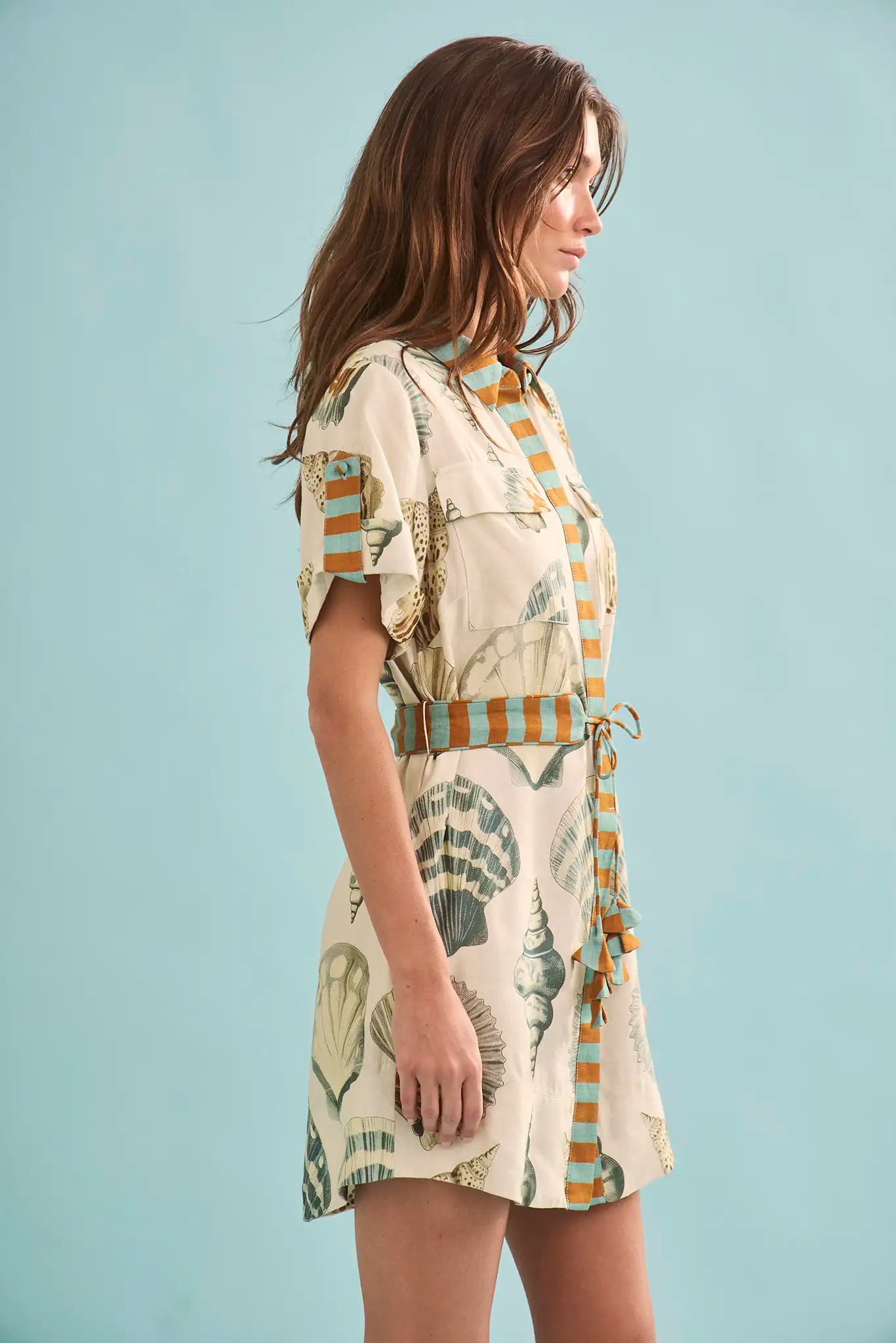 Nicole Dress - Somers Shell Cream