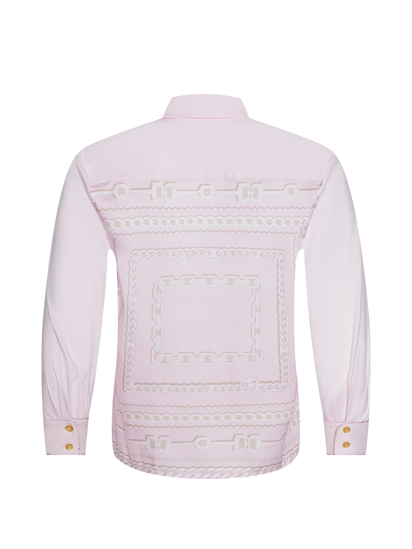 Fawn Piping Scarf Blouse - Pale Cameo
