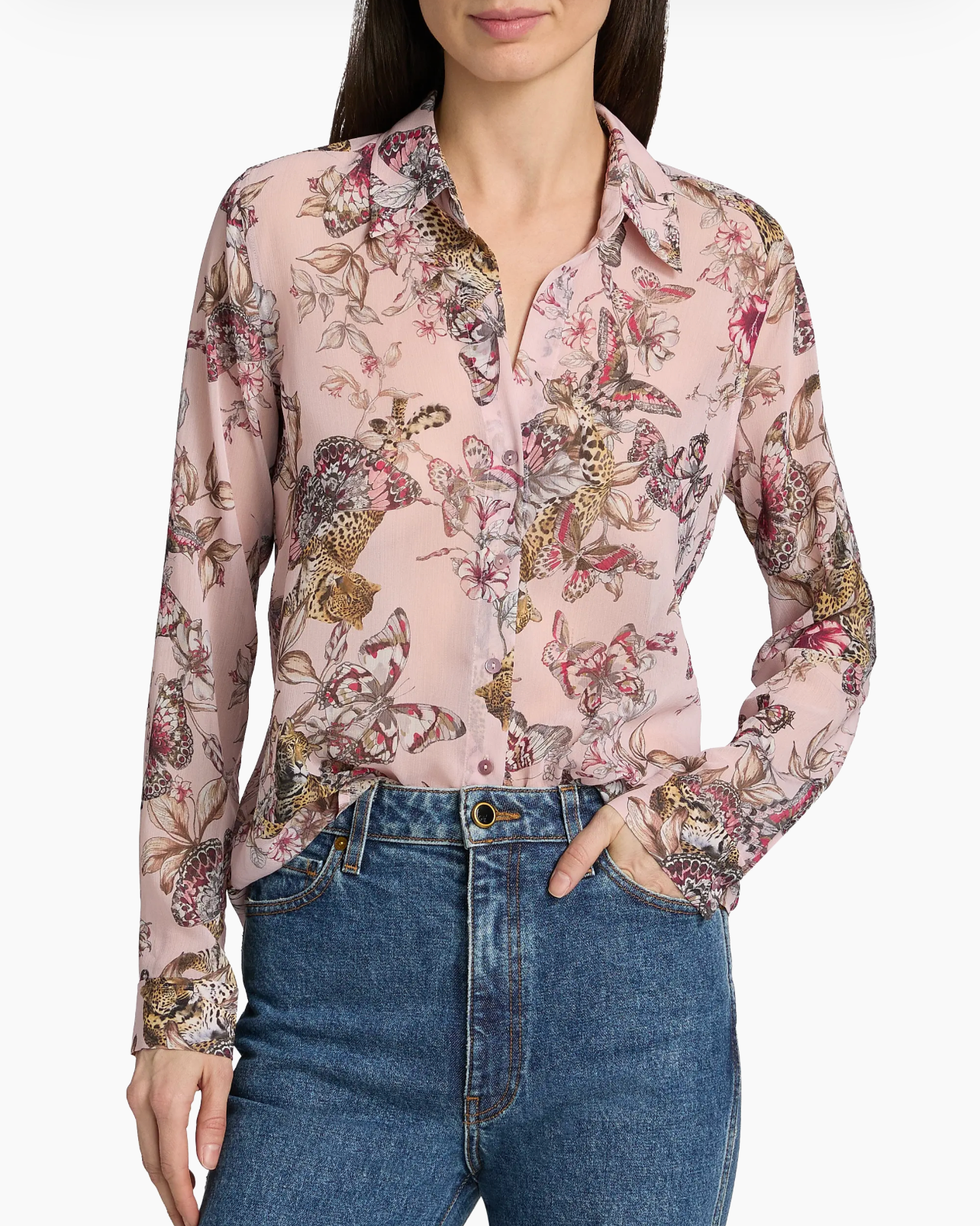 Laurent Blouse - Butterfly Jungle