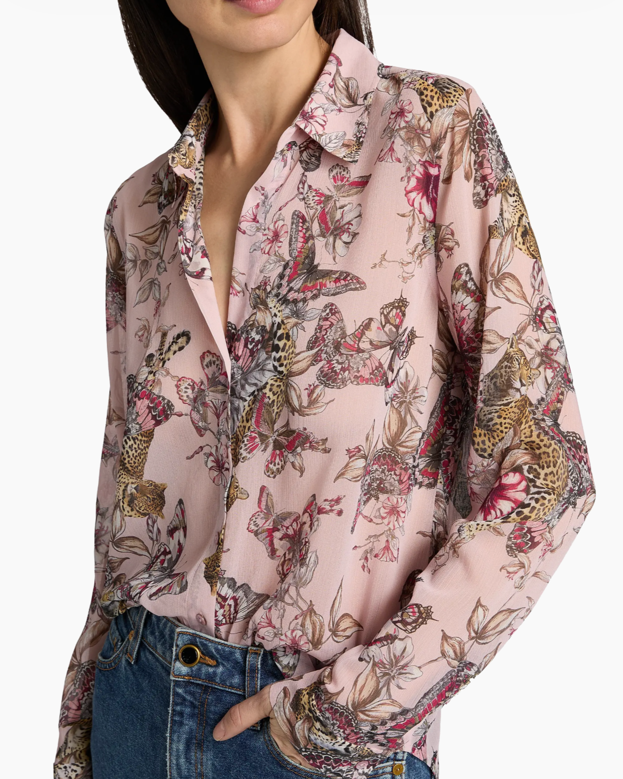 Laurent Blouse - Butterfly Jungle