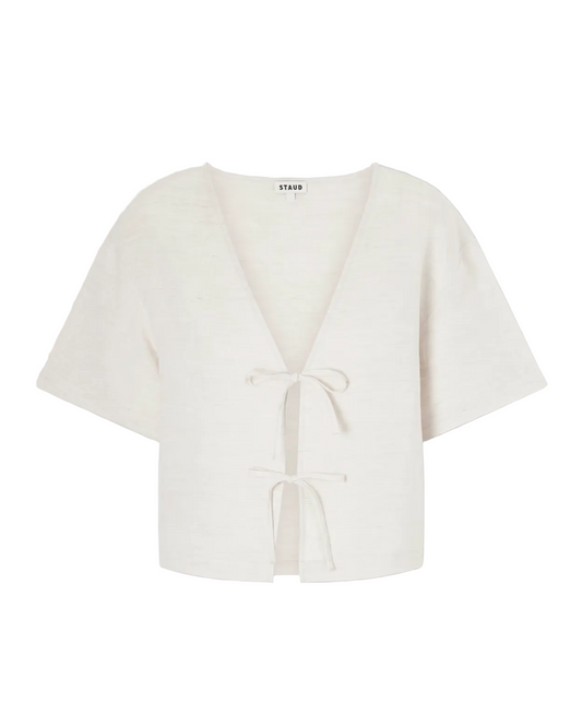 Ava Linen Top - Natural