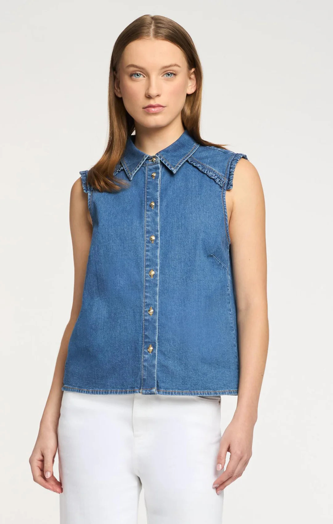 Florance Top - Light Wash