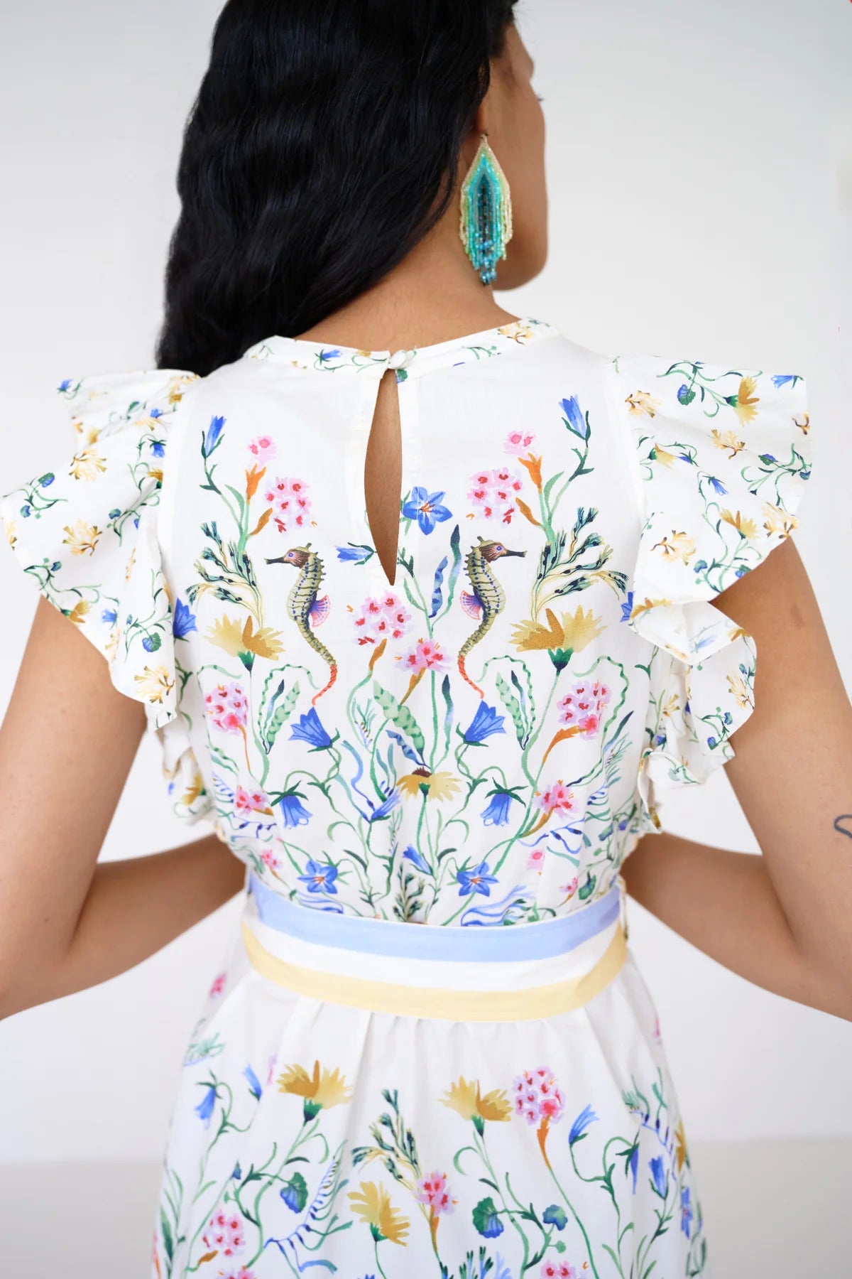 Bulbul Dress - Tidepool Grotto