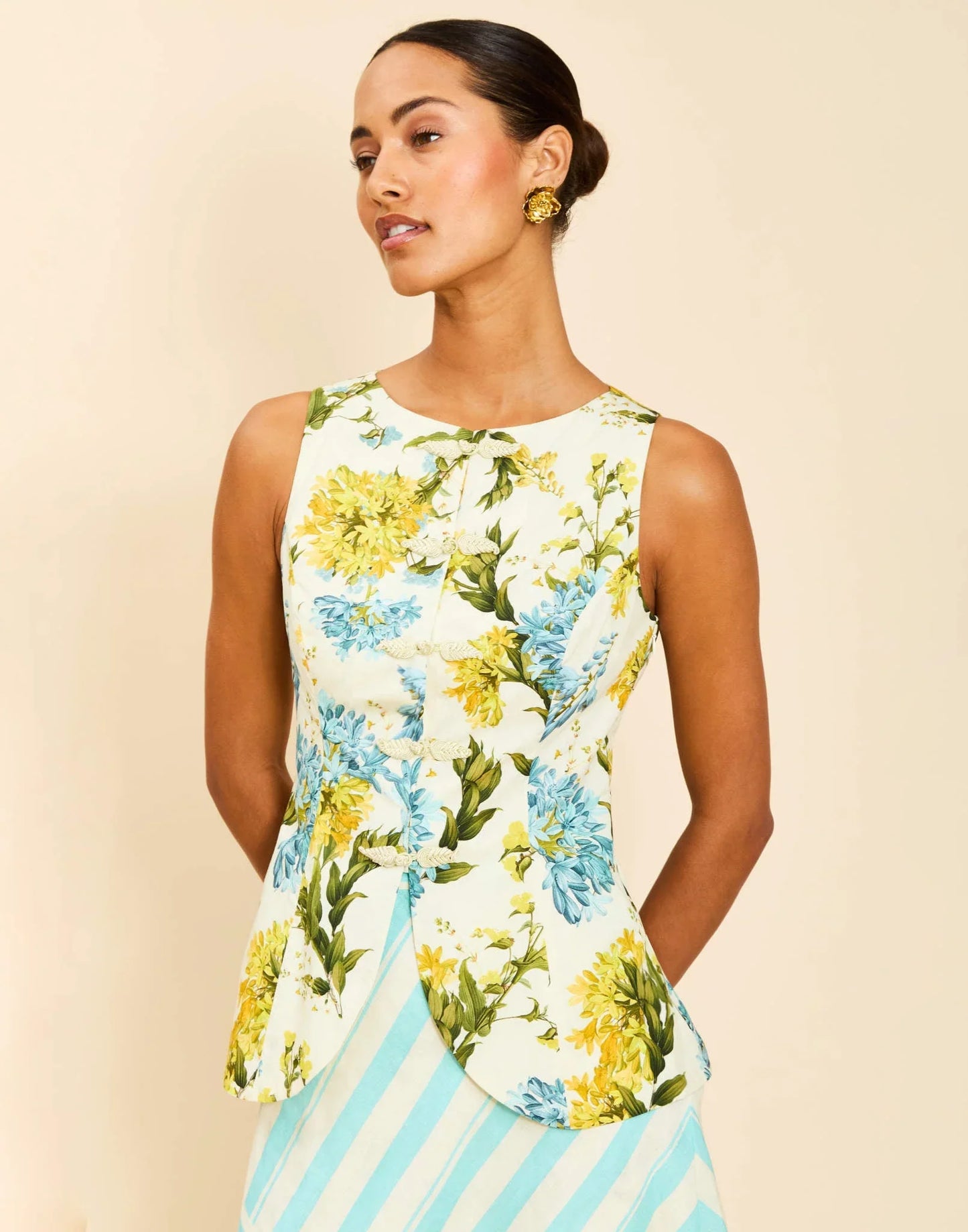 Annelise Vest - Verdant Blooms