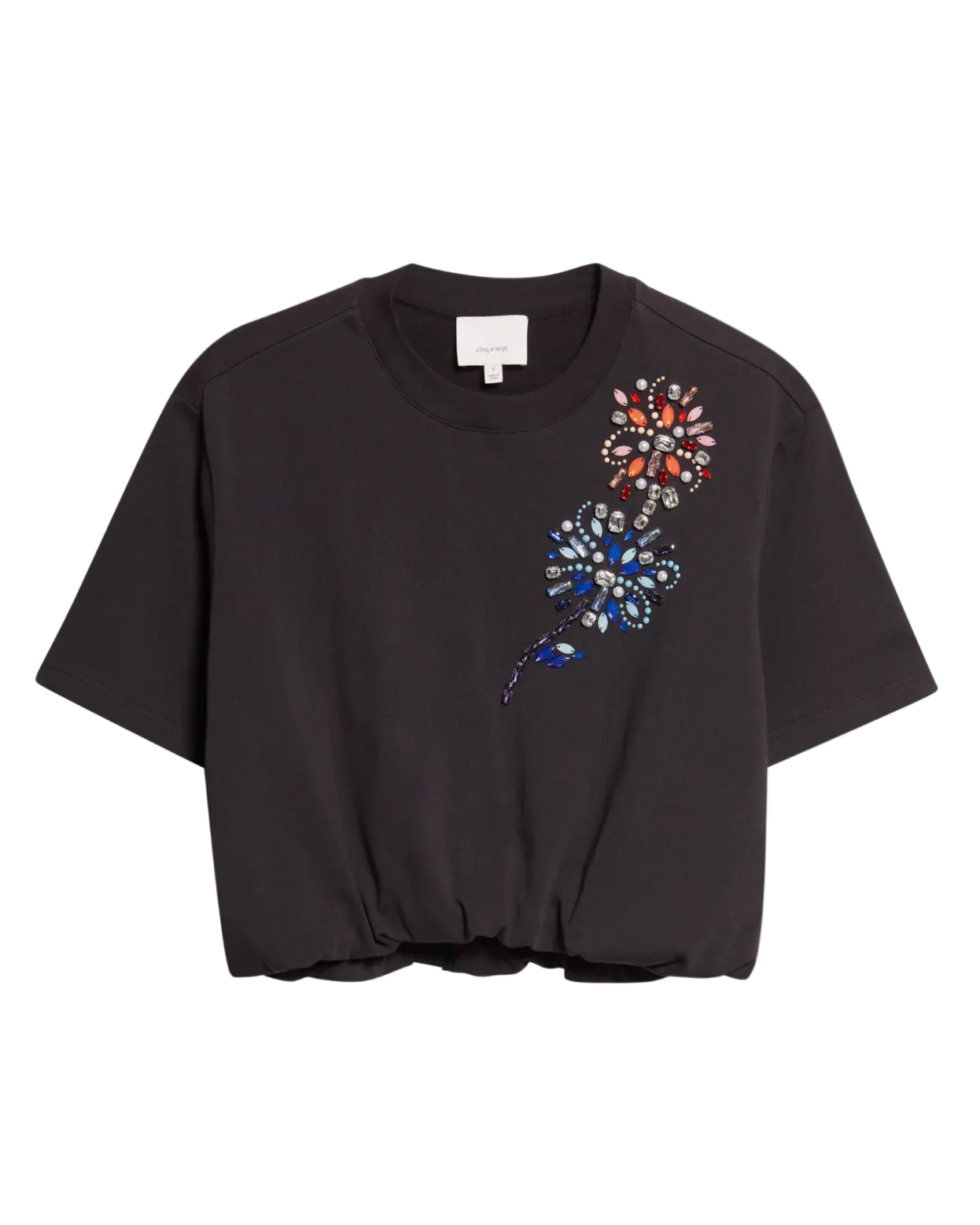Twilight Spark Davini Top - Black