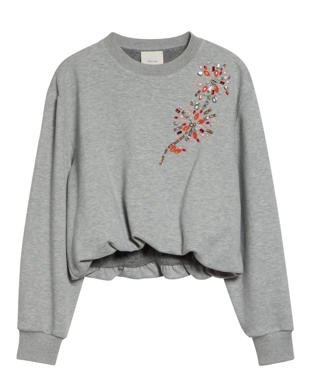 Twilight Spark Davini Pullover - Heather Grey