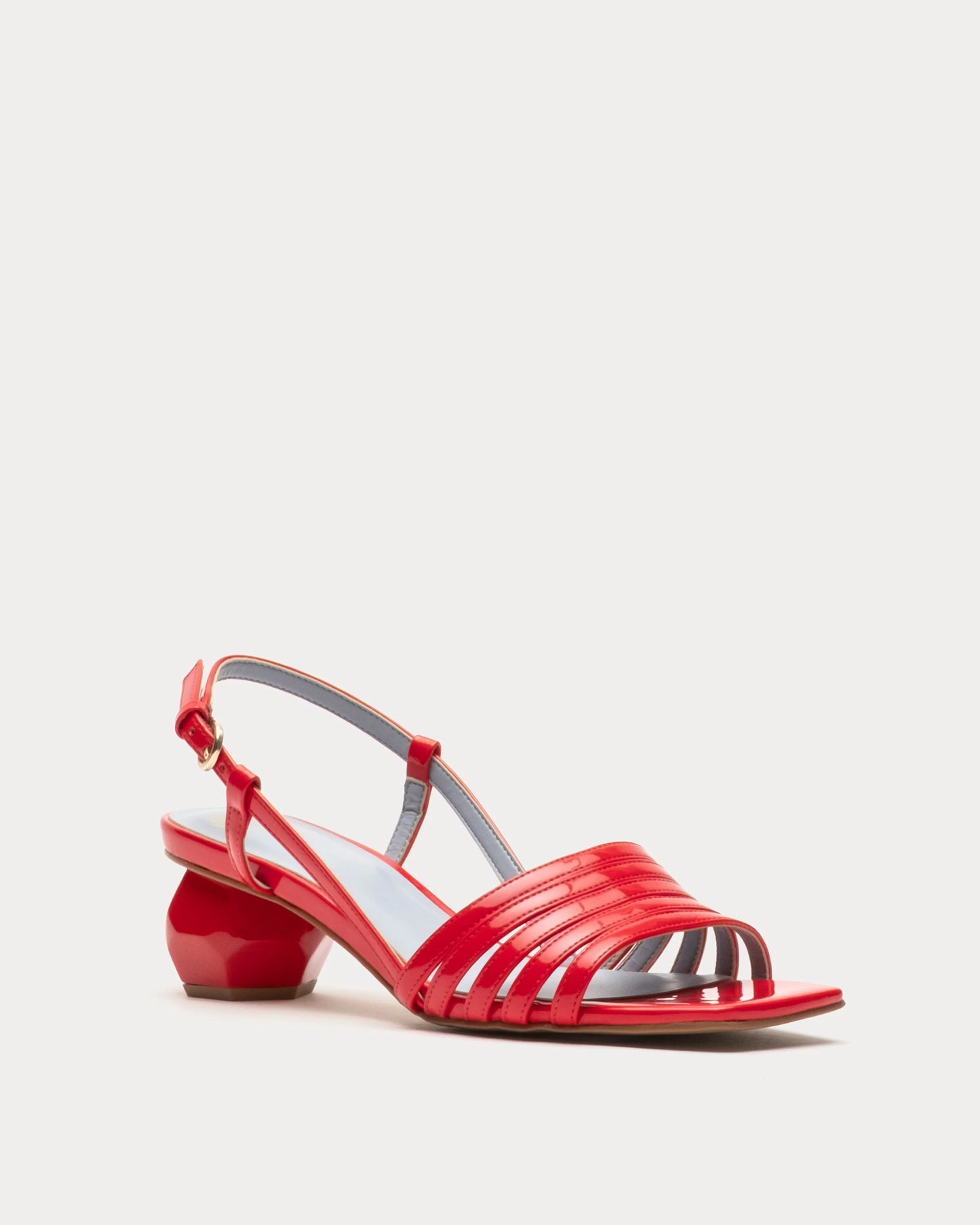 Ally Heel Vegan Mirror - Red