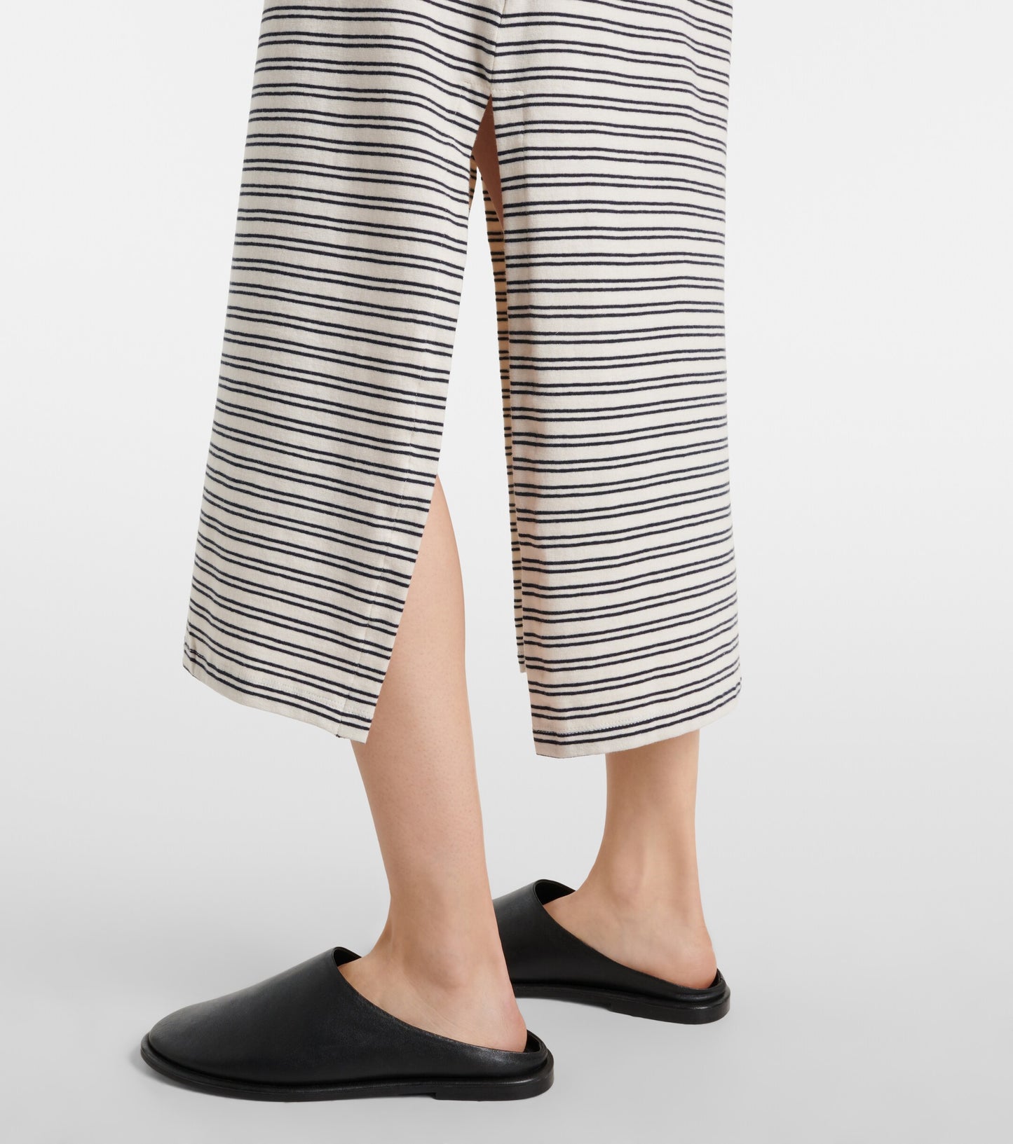 Corin Dress - Natural/Navy