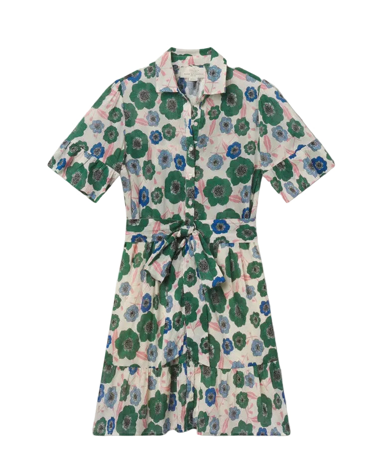 Martinique Dress - Greenhouse Bloom