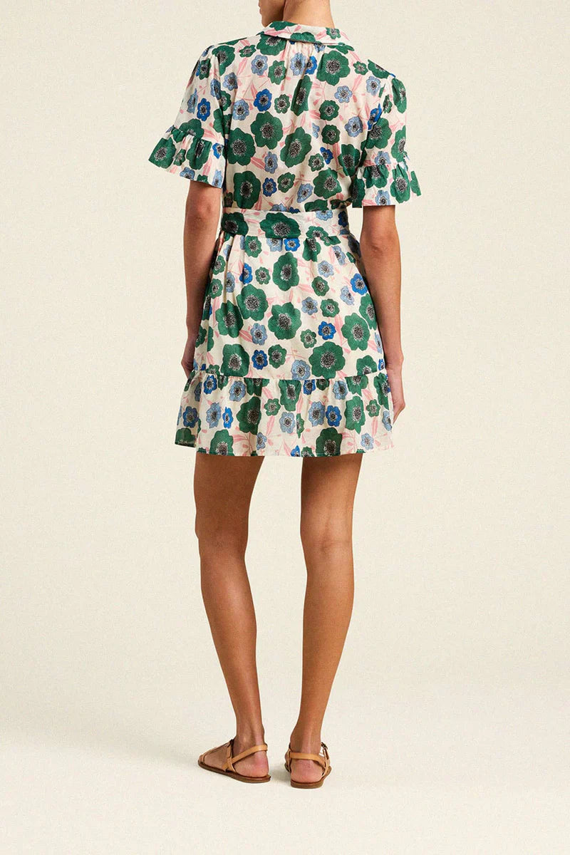 Martinique Dress - Greenhouse Bloom