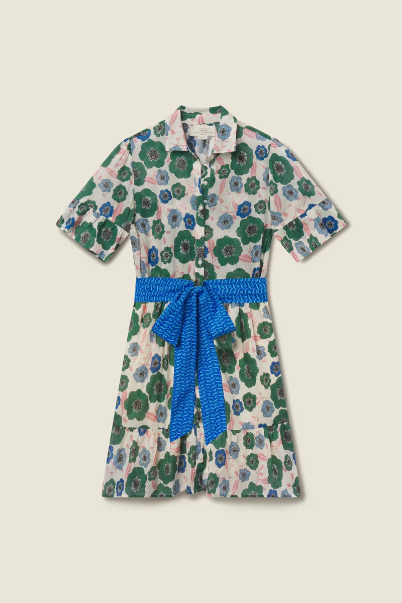 Martinique Dress - Greenhouse Bloom