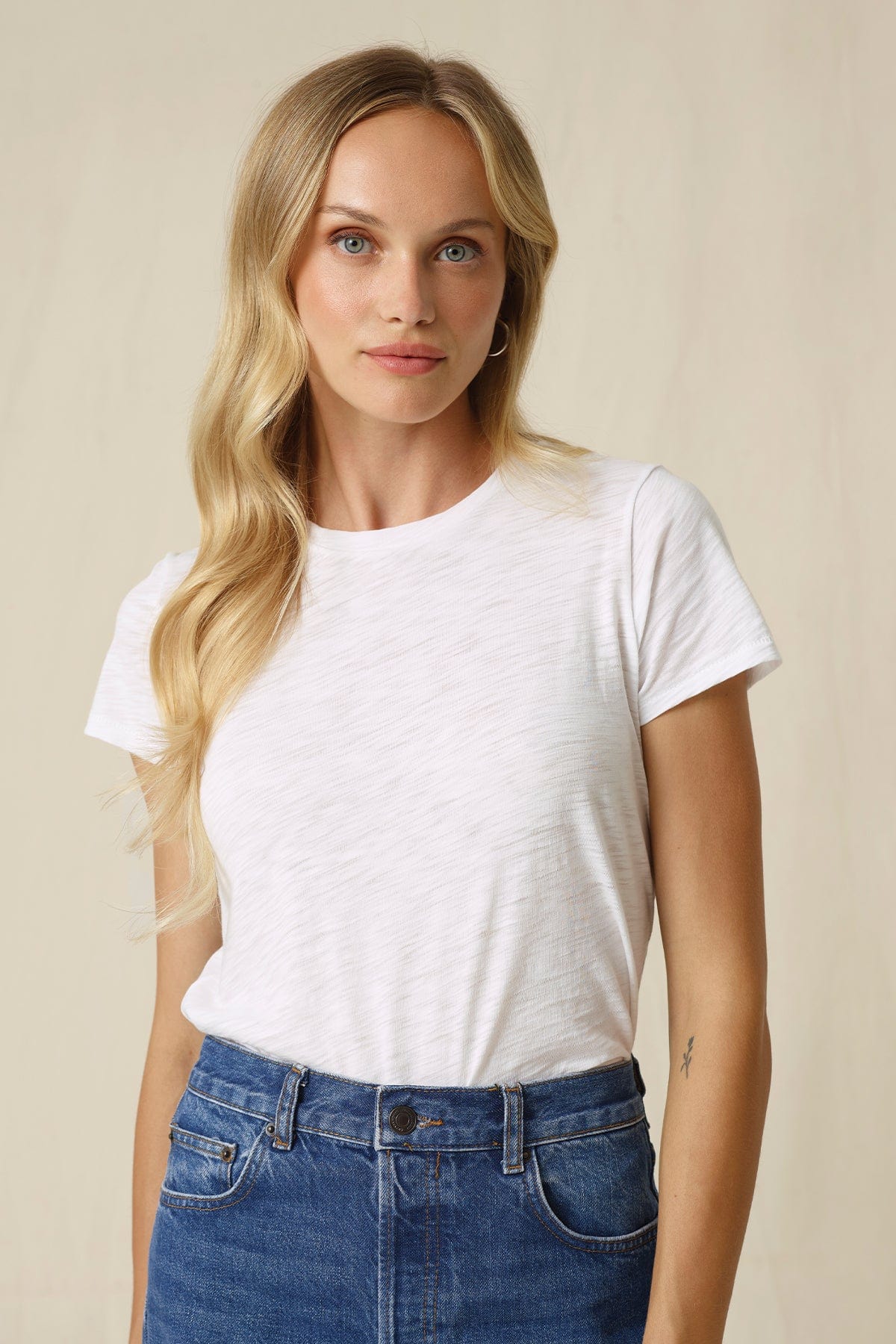 Shortsleeve Organic Boy Tee - White