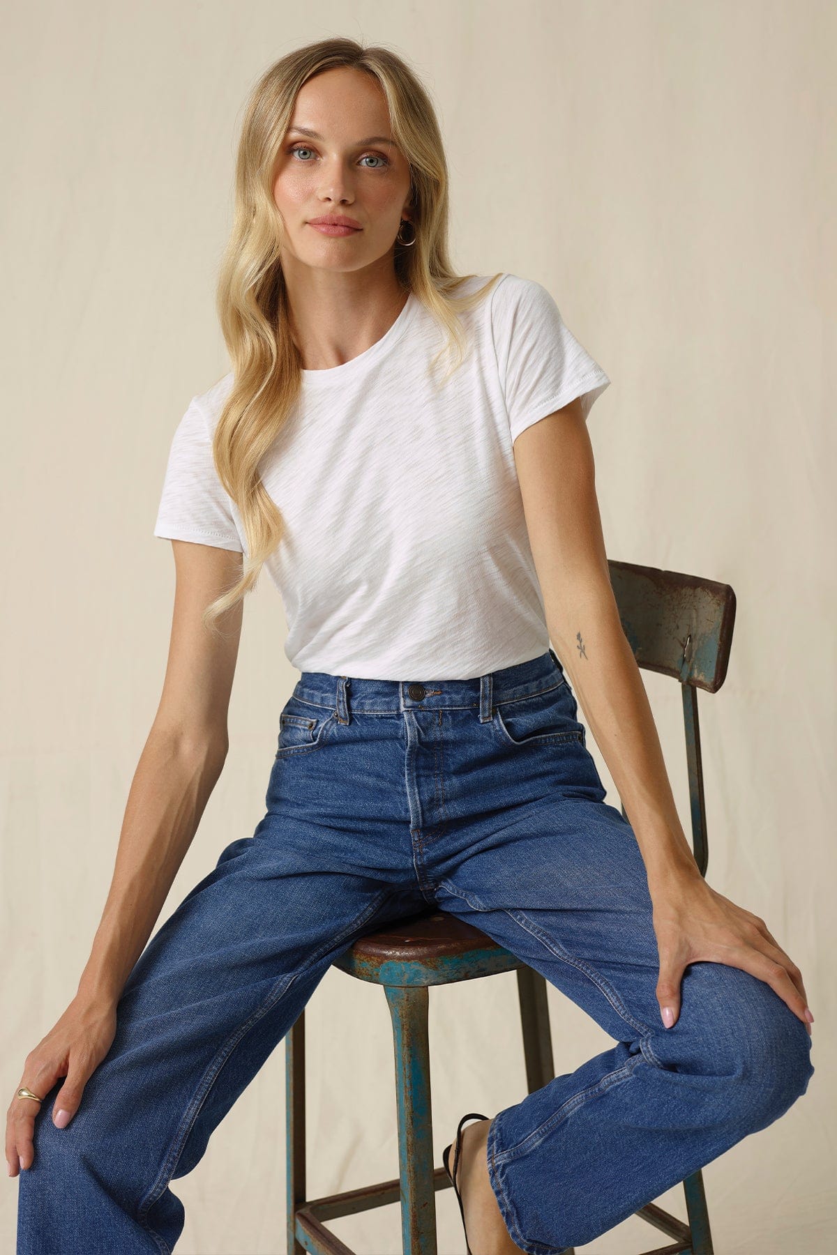 Shortsleeve Organic Boy Tee - White