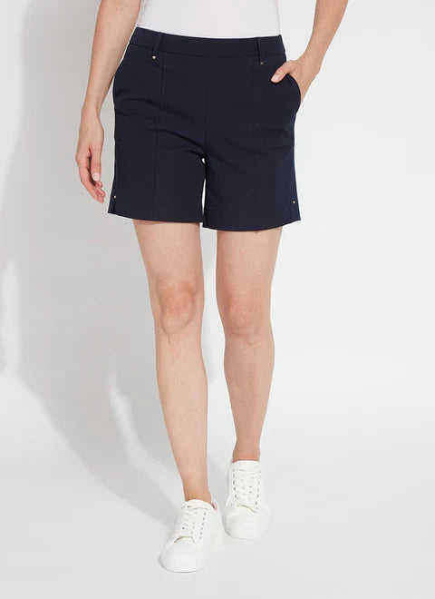 Amanda Stretch Twill Short - True Navy