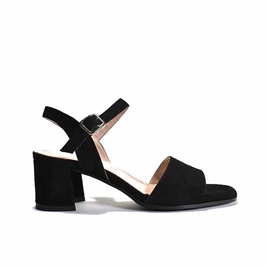 Irisse Heel - Black Suede