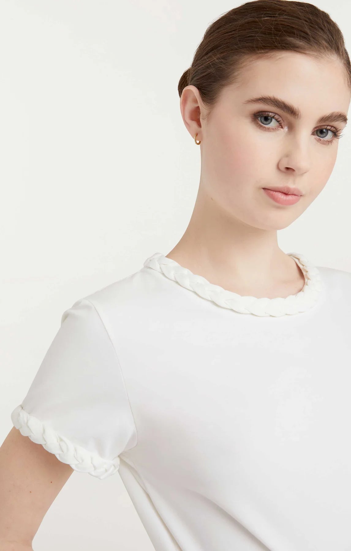 Braided Tee - White