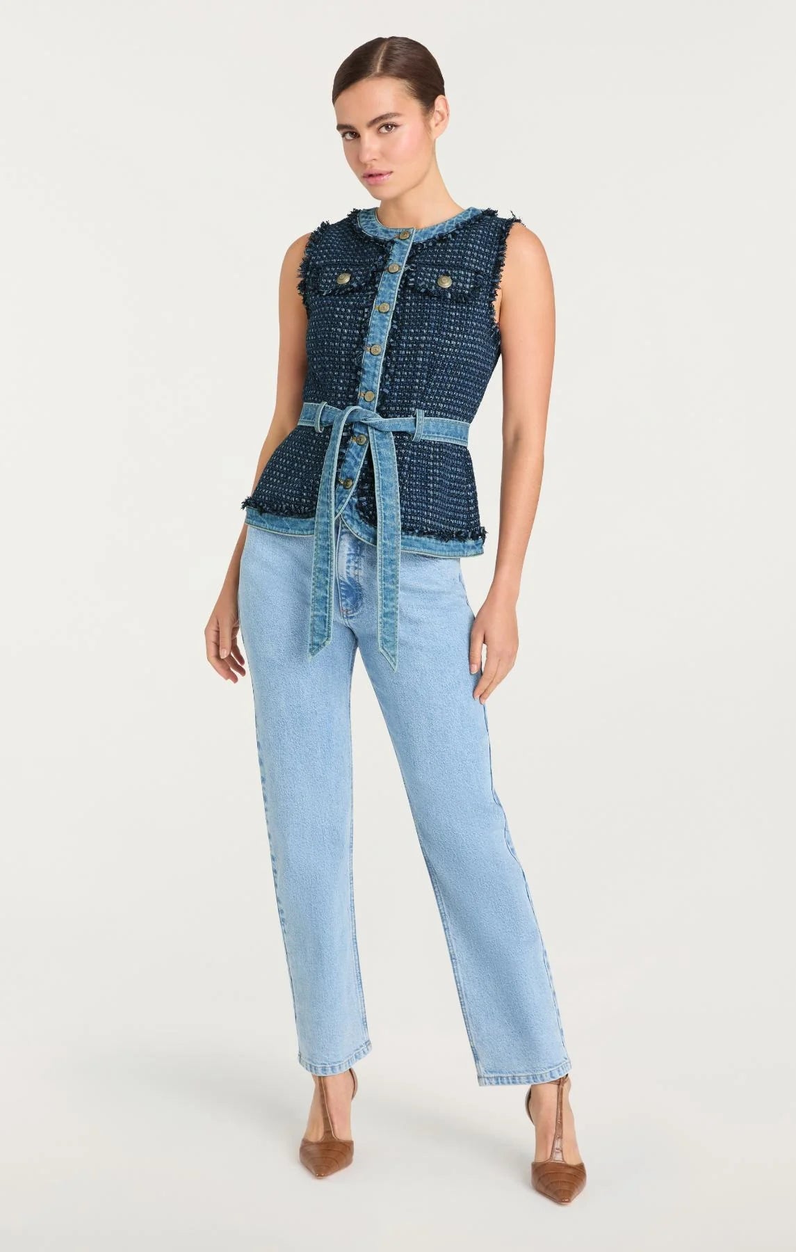 Joans Vest - Blue Haze/Indigo Multi