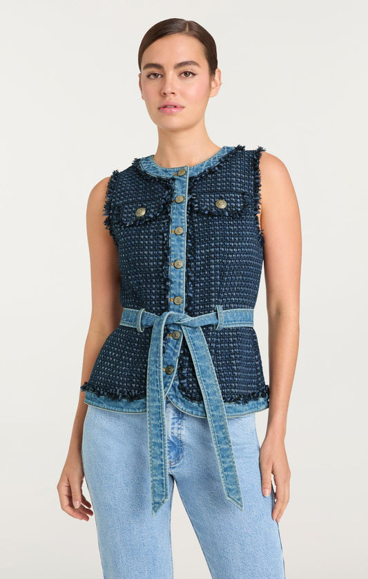 Joans Vest - Blue Haze/Indigo Multi
