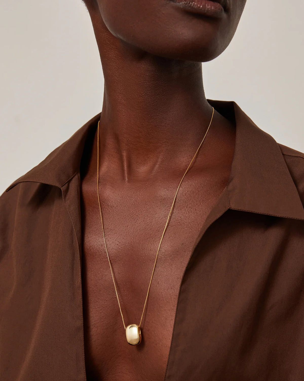 Leon Pendant Necklace - Gold